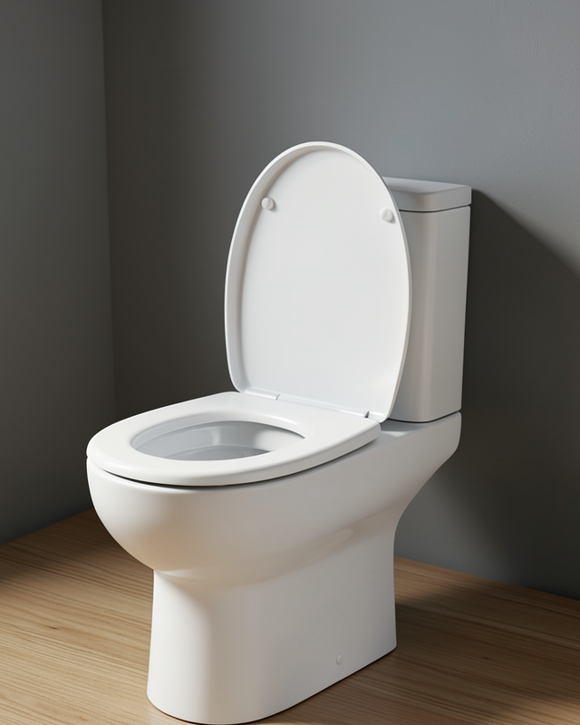 Standart Klozet Kapağı Kolay Montaj Dayanıklı Plastik Universal Uyumlu