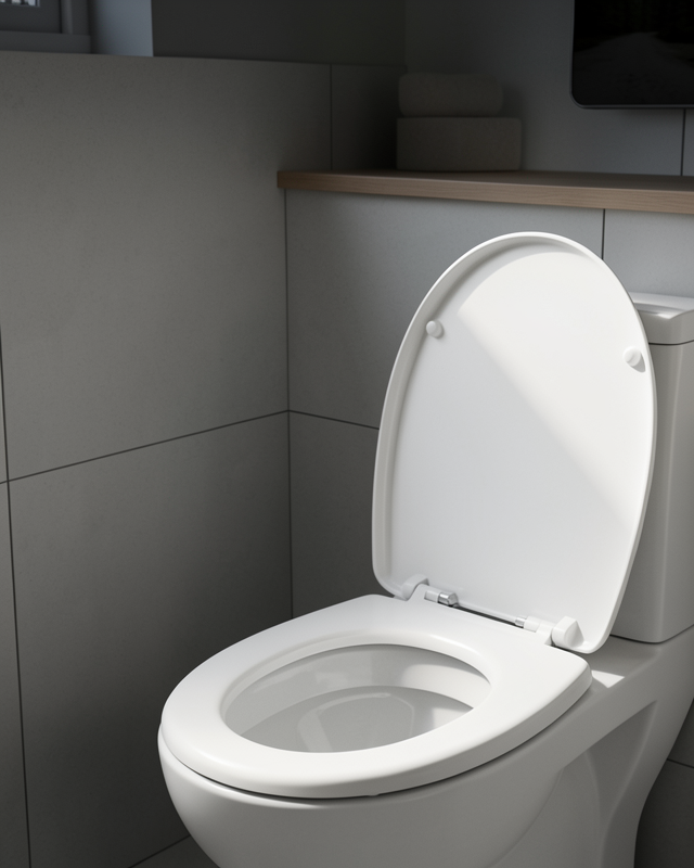 Dayanıklı Klozet Kapağı Universal Kolay Kurulum Hijyenik