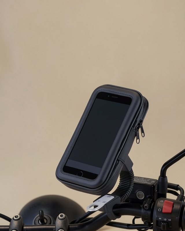Su Geçirmez Telefon Tutucu 360 Derece Döner Motosiklet Bisiklet Scooter
