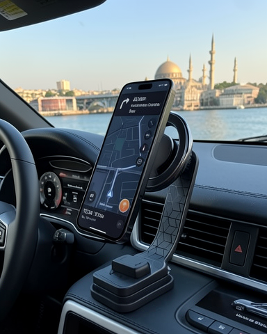 ZJ11 Telefon Tutucu Araç İçi Manyetik Katlanabilir 360 Derece