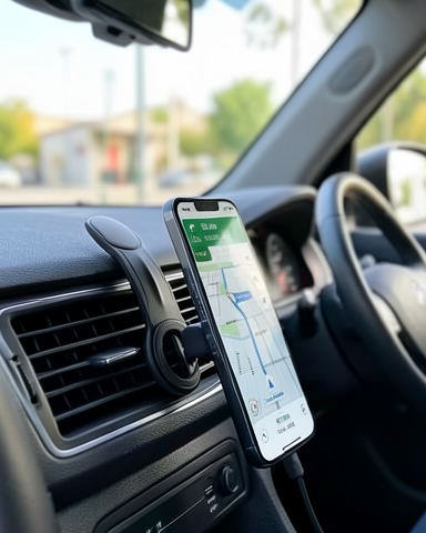 Araç Telefon Tutucu 360° Döner Güçlü Mıknatıslı Alüminyum