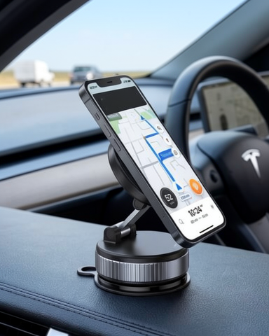 Araç Telefon Tutucu Manyetik 360° Döner Katlanabilir Stand