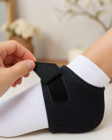 Ayarlanabilir Topuk ve Ayak Bileği Desteği S Beden Cırtlı Topuk Çorabı
