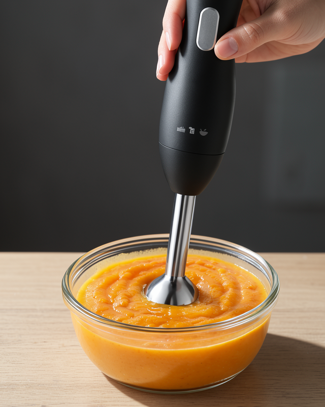 El Blenderı Ergonomik Tasarımlı Paslanmaz Çelik Metal Ayağı