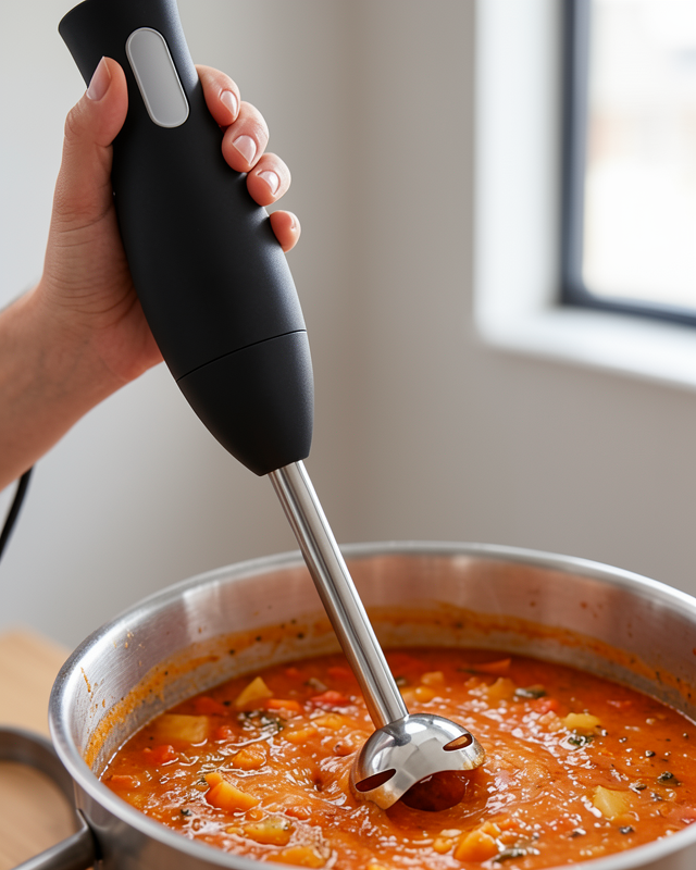 Metal Ayaklı El Blenderı Ergonomik Tasarım Paslanmaz Çelik