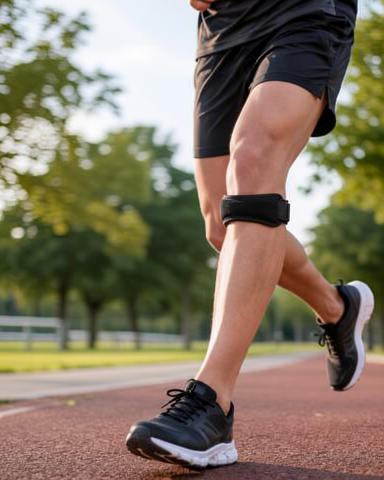 Ayarlanabilir Cırtlı Sporcu Bandı iz Altı Tendon Destek Bandı