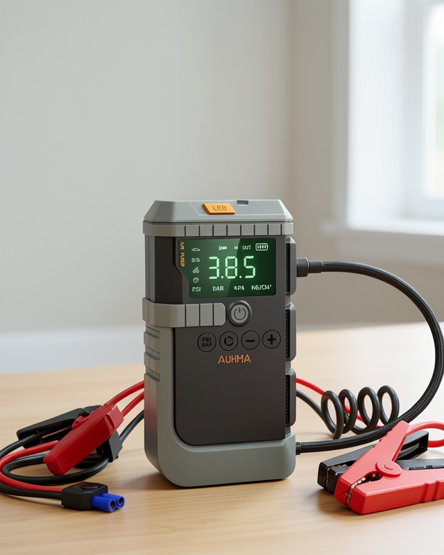 A7711 Takviye Cihazı Akü Hava Kompresörü Powerbank LED