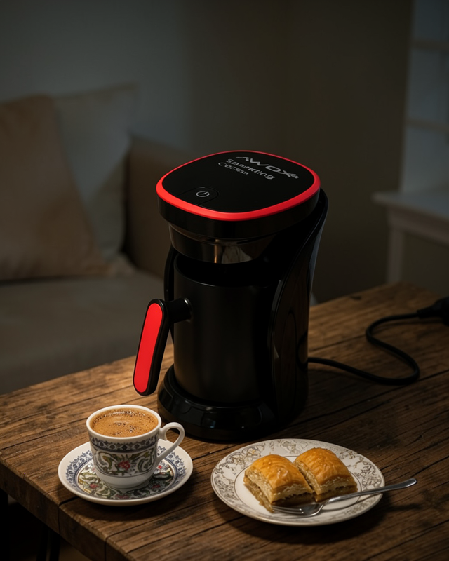 Otomatik Kahve Makinesi 4 Fincan Kapasite Enerji Tasarrufu