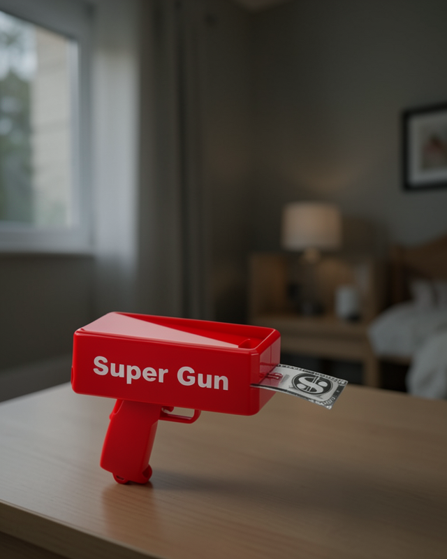 Para Dolar Atma Makinası Super Money Gun Çocuk Oyuncağı