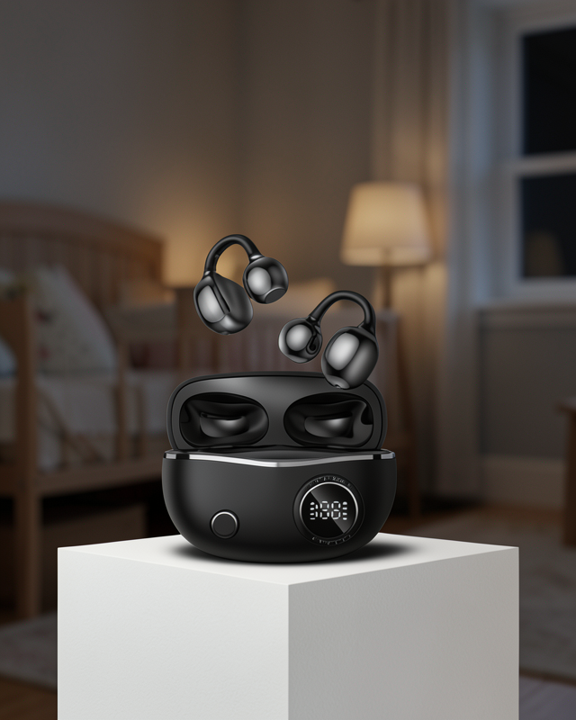 Bluetooth Kulaklık 5.4 APTX Açık Kulak Ergonomik Tasarım