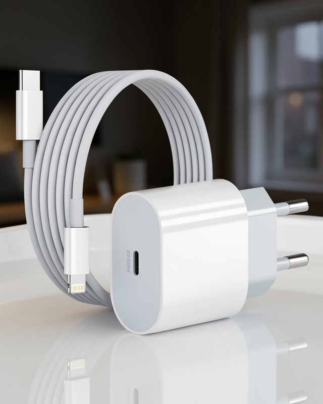 iPhone 12 11 XR XS X 8 Plus 7 Hızlı Şarj Adaptörü 20W PD Lightning