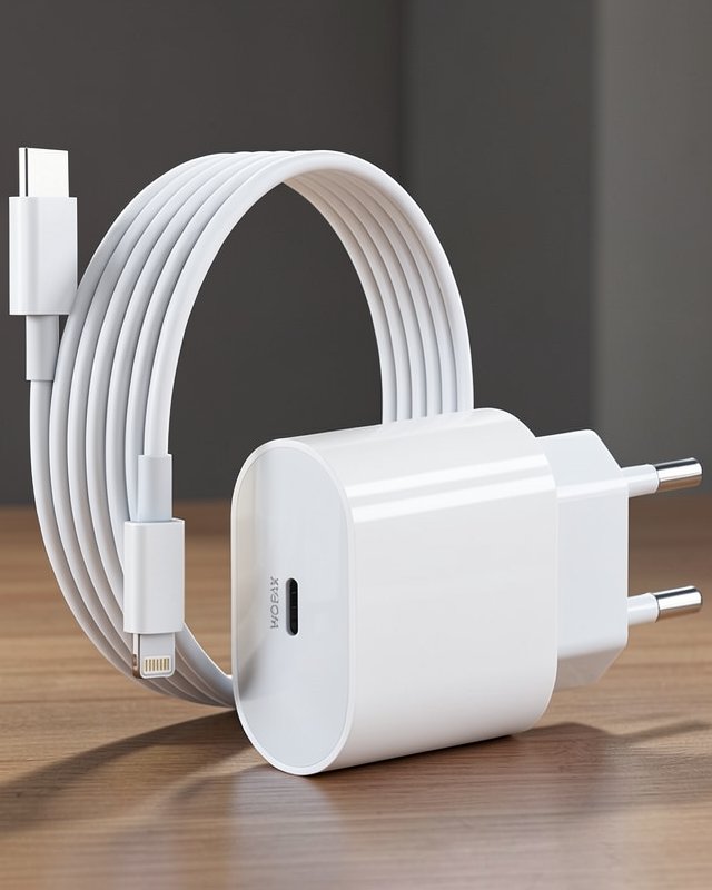 iPhone 20W Hızlı Şarj Adaptörü Lightning Kablo Seti 1.2m Uyumlu