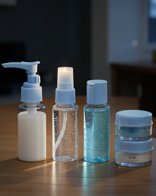 Seyahat İçin 30 ml 5'li Şeffaf Dolum Şişesi Seti
