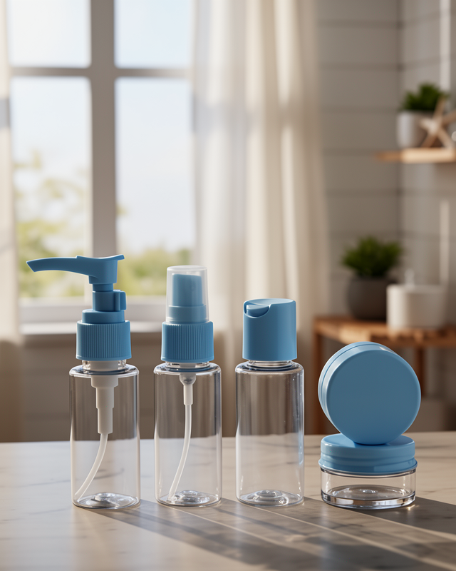 Seyahat Boy Kozmetik Organizer Seti 5'li 30 ml