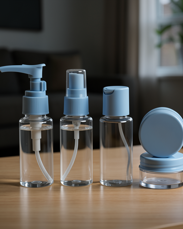 Seyahat Kozmetik Seti 5 Parça 30 ml Sızdırmaz Taşınabilir