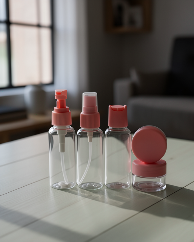 Seyahat İçin 30 ml 5'li Kozmetik Dolum Seti