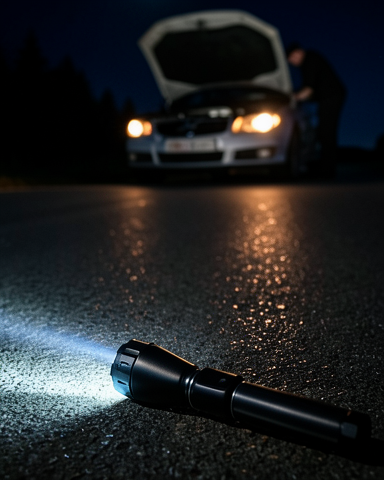 Uzun Ömürlü Bataryalı El Feneri 9000mAh LED Aydınlatma