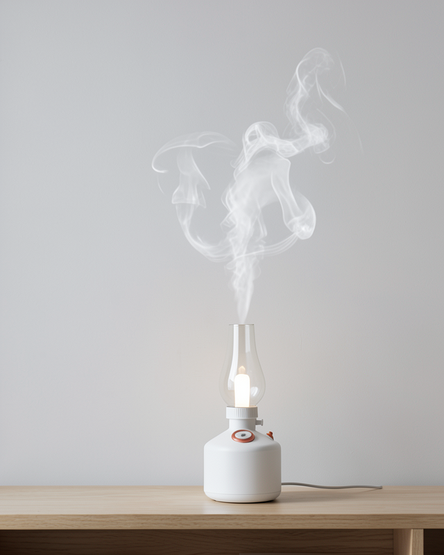 Gaz Lambası Modeli USB Şarjlı Aromaterapi Nemlendirici 280 ml
