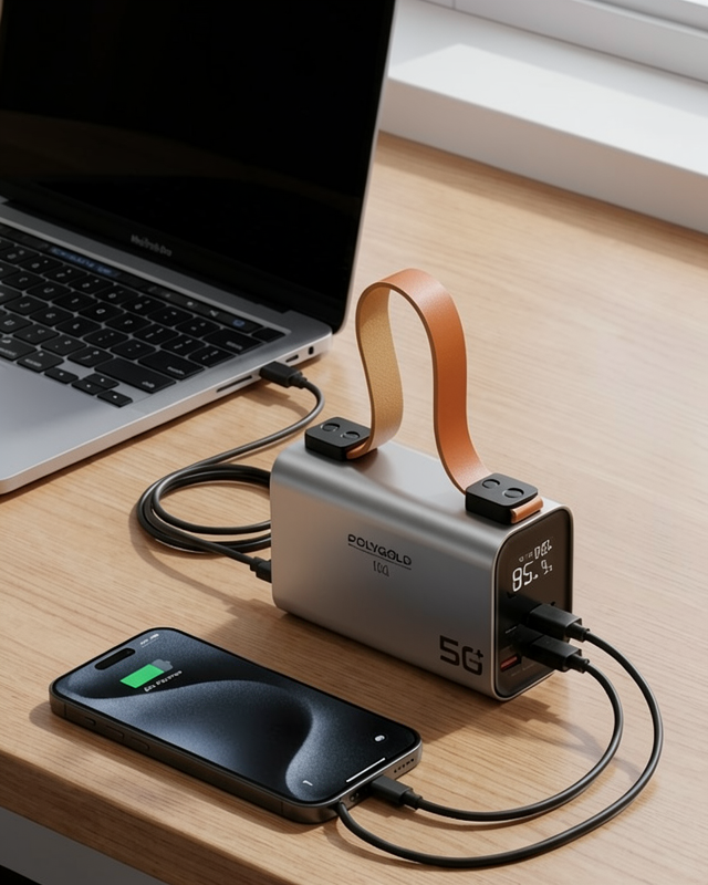 Powerbank 50000 mAh Süper Hızlı Şarj LED Göstergeli Taşınabilir