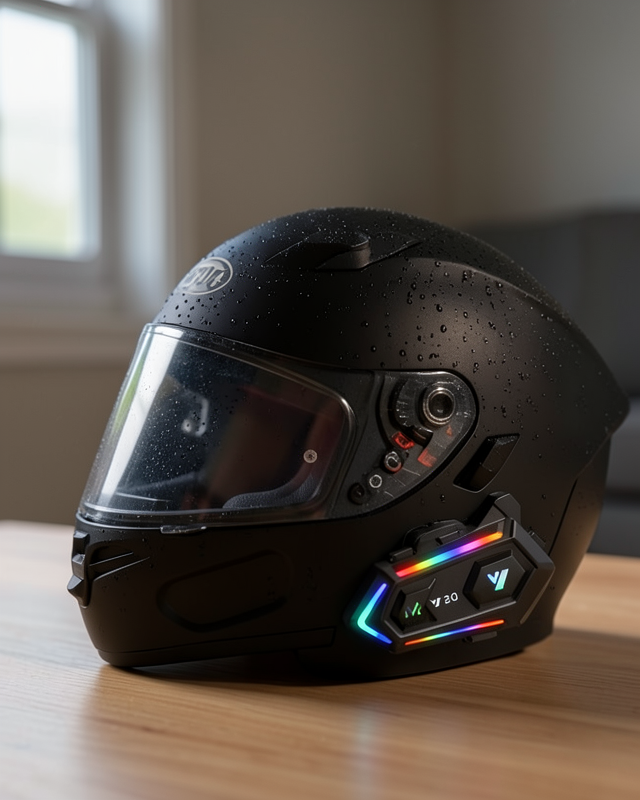 Y20 Intercom Bluetooth 5.3 Motosiklet Kaskı IPX6 Su Geçirmez
