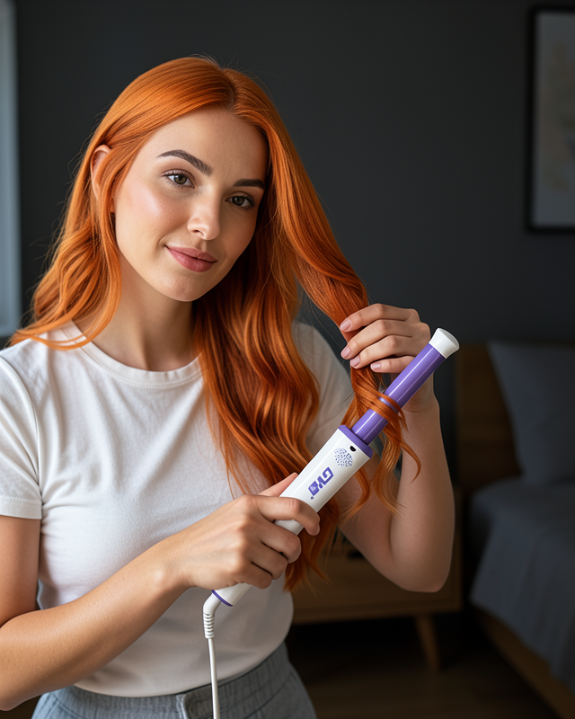 GW 32mm Saç Maşası Ayarlanabilir Sıcaklık Seramik Kaplama