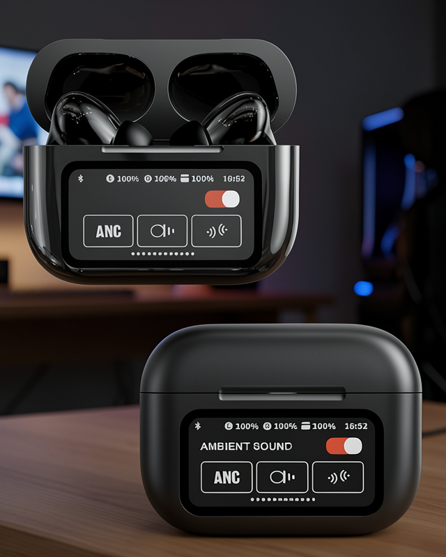 L58 Kulak İçi Kulaklık Aktif Gürültü Engelleme Bluetooth Siyah