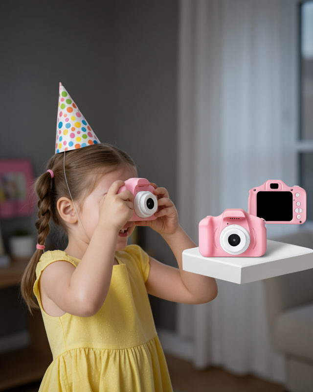 Mini Dijital Kamera HD Video Kayıt Fotoğraf Çekim USB Şarjlı