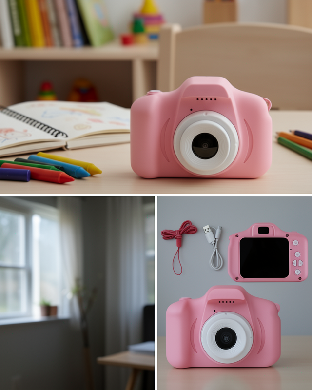 HD Taşınabilir Mini Kamera Şarj Edilebilir Video Fotoğraf Çekim