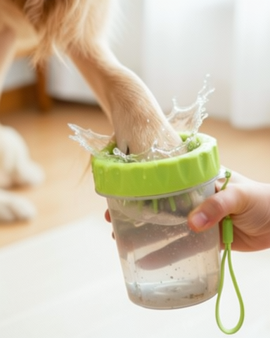 Köpek Pati Temizleyici Yıkama Kabı Halı Koruyucu Silikon Fırça