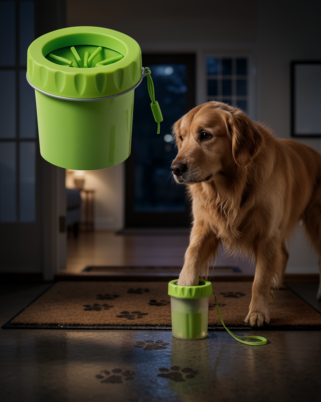 Köpek Pati Yıkama Kabı Orta ve Büyük Irk için Pratik Hijyen