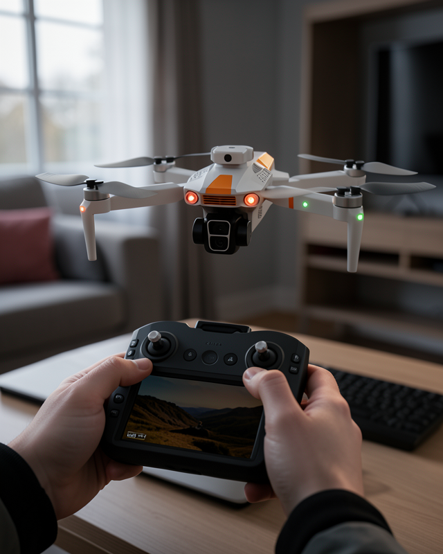 R06 Drone 1080P Full HD kamera WiFi GPS 20-30 dakika uçuş süresi