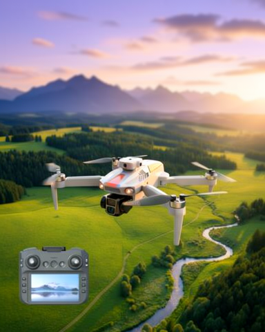Drone Full HD Kameralı GPS GPRS Destekli 1000M Menzilli
