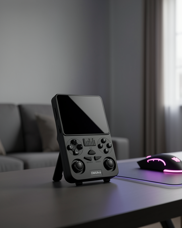 Taşınabilir Retro Oyun Konsolu Wi-Fi 3.5 inç Ekran Analog Joystickli