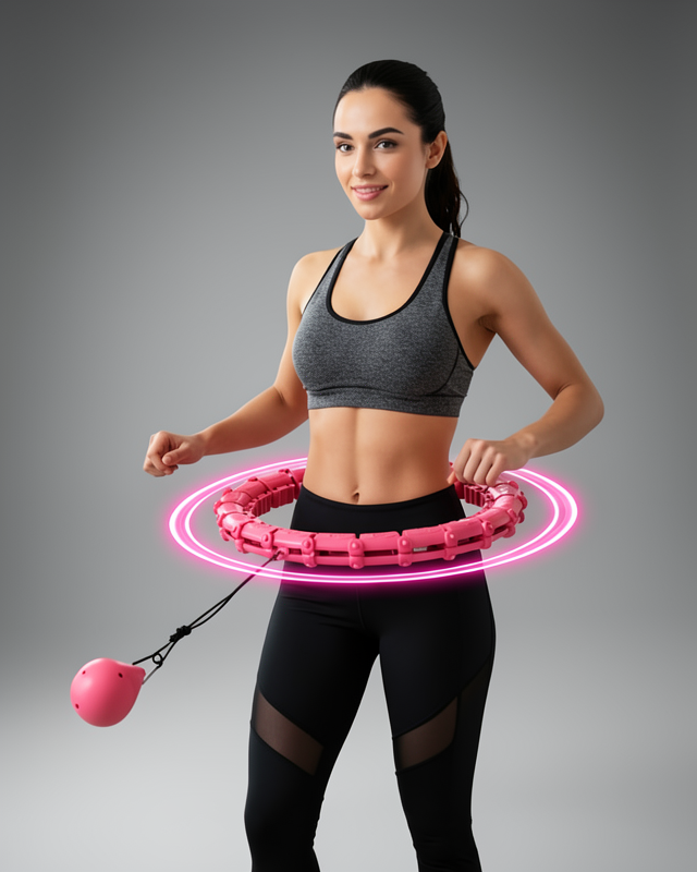 Hula Hoop Spor Aleti 24 Parça Ayarlanabilir ABS Yapı