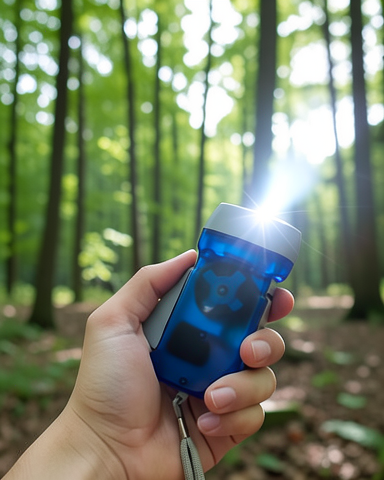 Kendi Kendine Şarj Olan El Feneri Acil Durumlar için Pilsiz