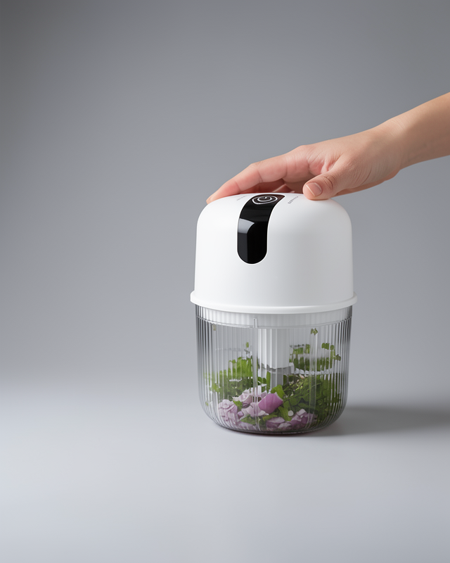 Elektrikli Sarımsak Doğrayıcı 250 ml Hafif Taşınabilir Kablosuz