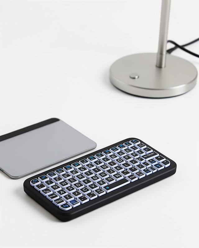 M7 Bluetooth Klavye kablosuz RGB mini şarjlı