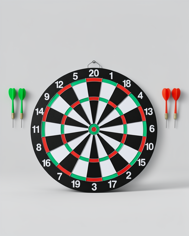Dart Tahtası 12 İnç 4 Dart Oku ile Ev ve Oyun Alanları için