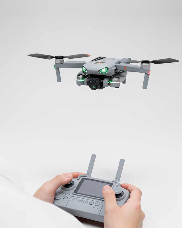 R08 DRONEE Drone HD kamera, ekranlı kumanda, kullanıcı dostu