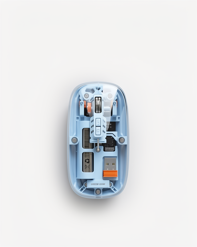 M223 Kablosuz Mouse Bluetooth 5.2 Mavi 800-1600 DPI