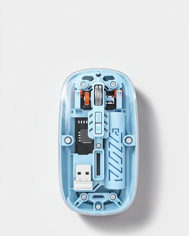 Bluetooth Kablosuz Mouse Mavi Ofis ve Günlük Kullanım İçin