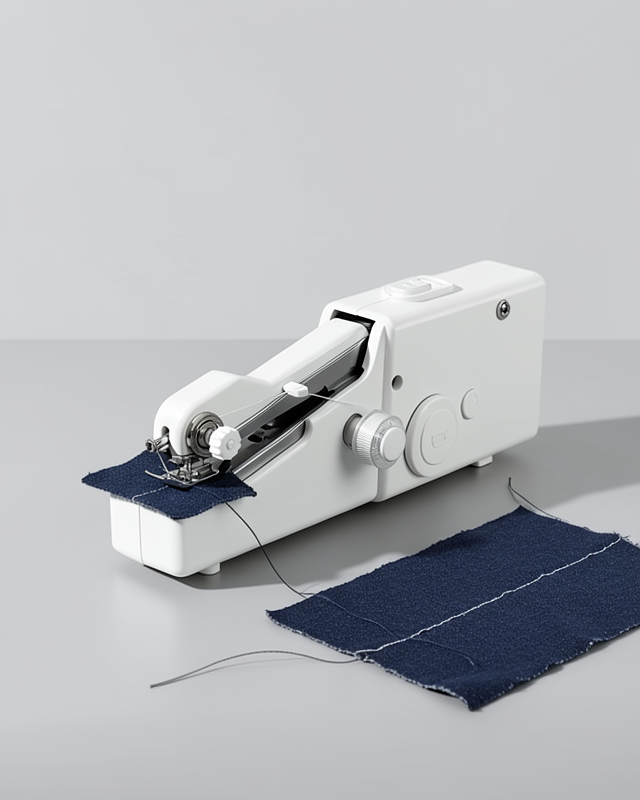 Pratik Mini Dikiş Makinesi Taşınabilir Pilli Yeni Başlayanlar İçin