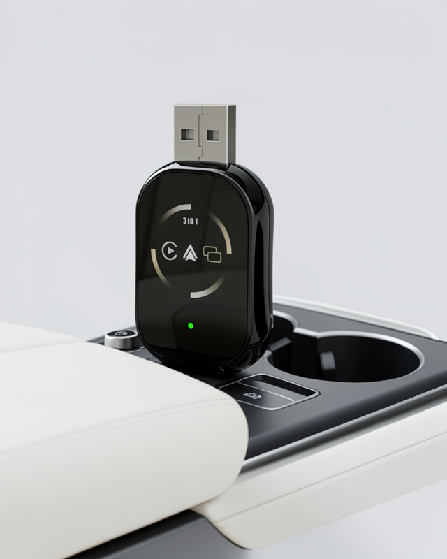 Kablosuz CarPlay Android Auto Dönüştürücü Bluetooth Araç Kiti