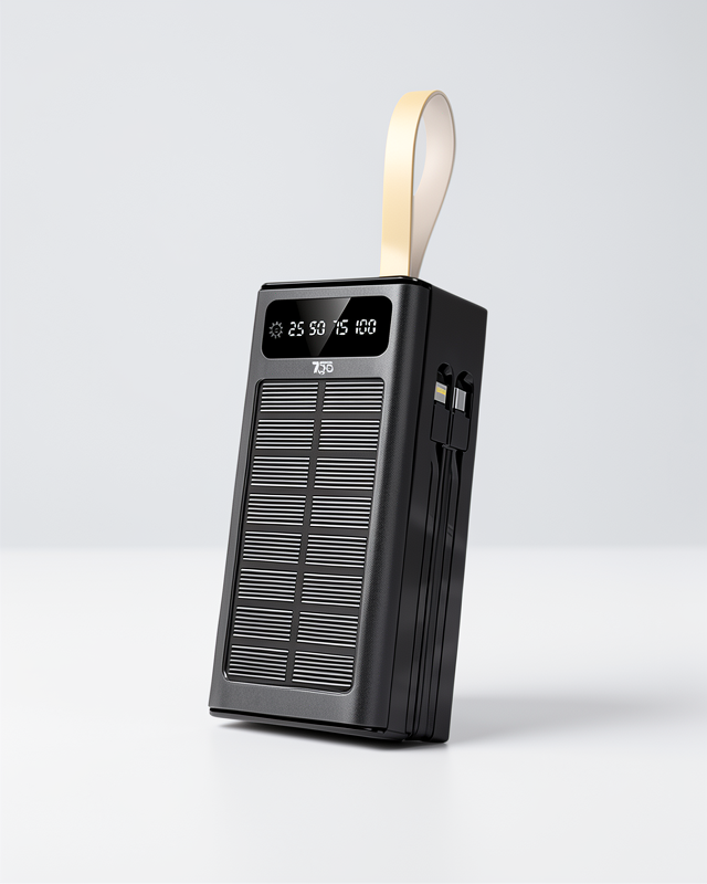 50.000 mAh Güneş Enerjili Powerbank taşınabilir LED aydınlatma