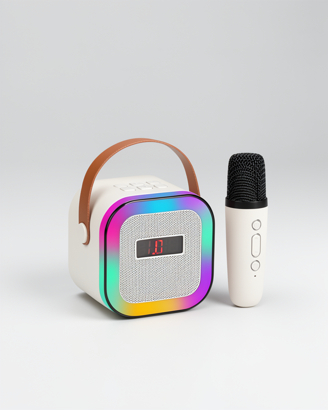 Kareoke Seti Mikrofonlu Bluetooth Kablosuz 10-20W 75 dB