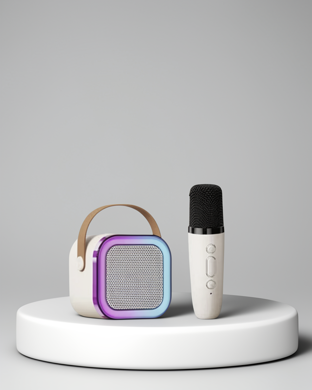 Kablosuz Bluetooth Karaoke Mikrofon Hoparlör Seti 10-20W