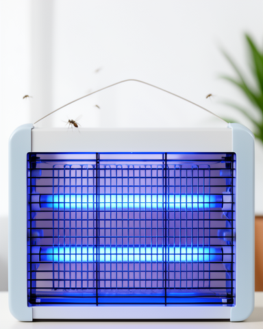 12W Çift UV Işıklı Elektrikli Sinek ve Sivrisinek Öldürücü Böcek Lambası