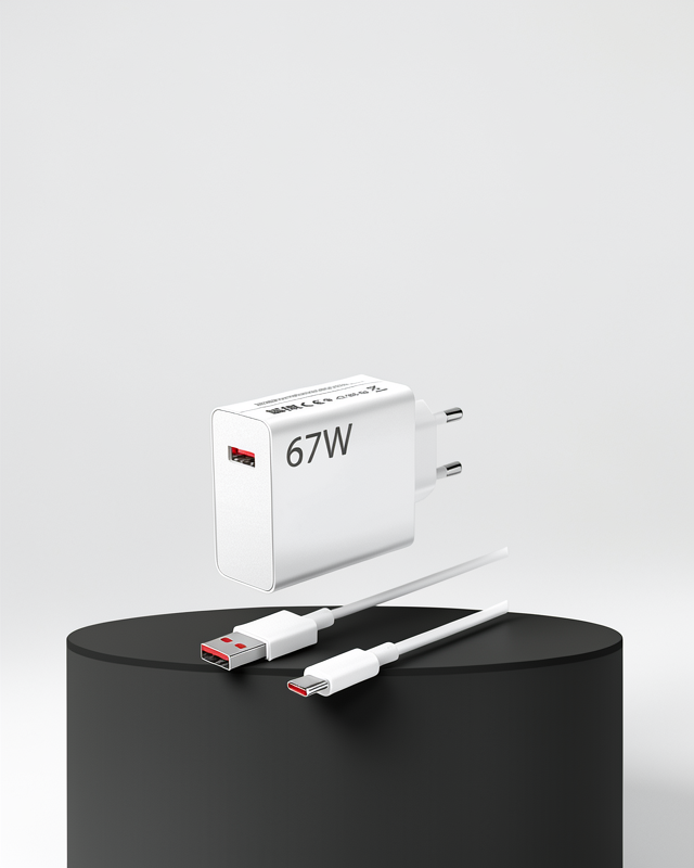 Vivo Y20 Y35 Y55 ile Uyumlu 67 Watt Turbo Şarj Adaptörü