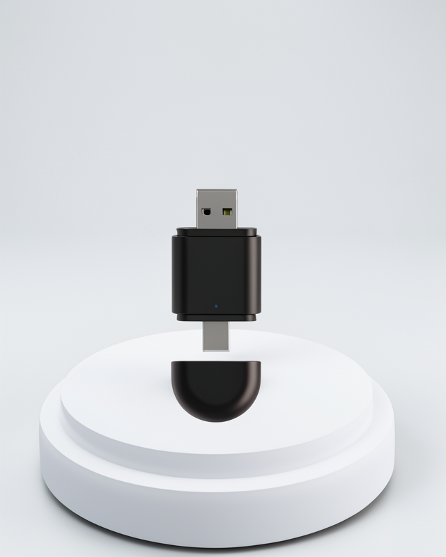 USB-A ve Type-C Girişli Akıllı Adaptör – Kablosuz CarPlay ve Android Auto Dönüştürücü