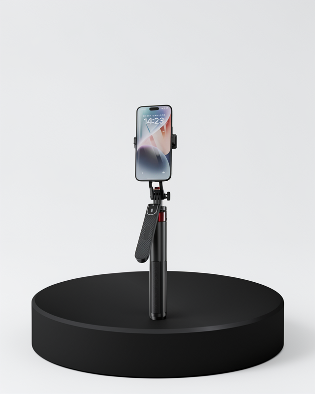 Çok Açılı Çekim İçin Ayarlanabilir Telefon Tripodu ve Selfie Stick